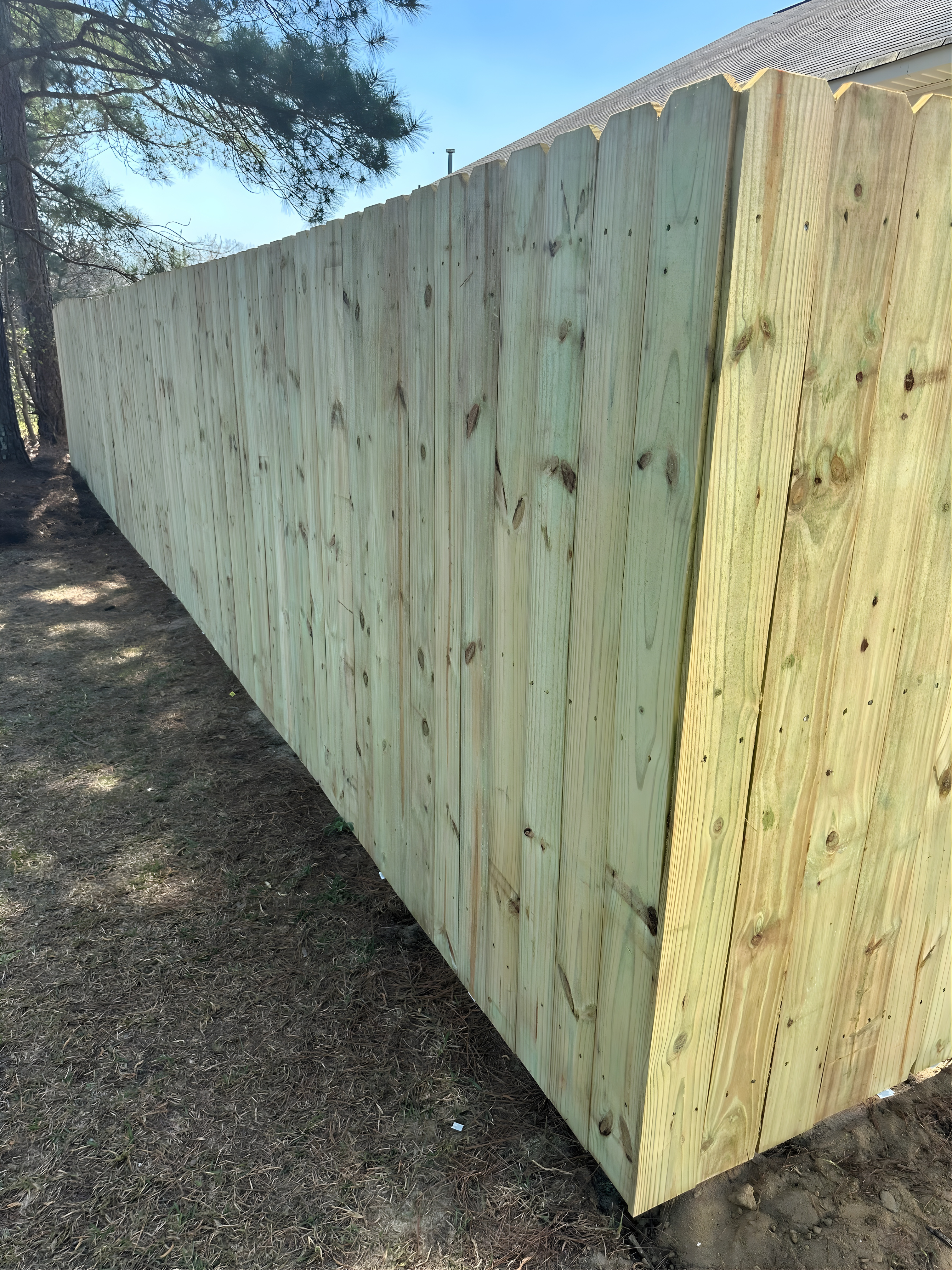 Dog Ear Fence Installation