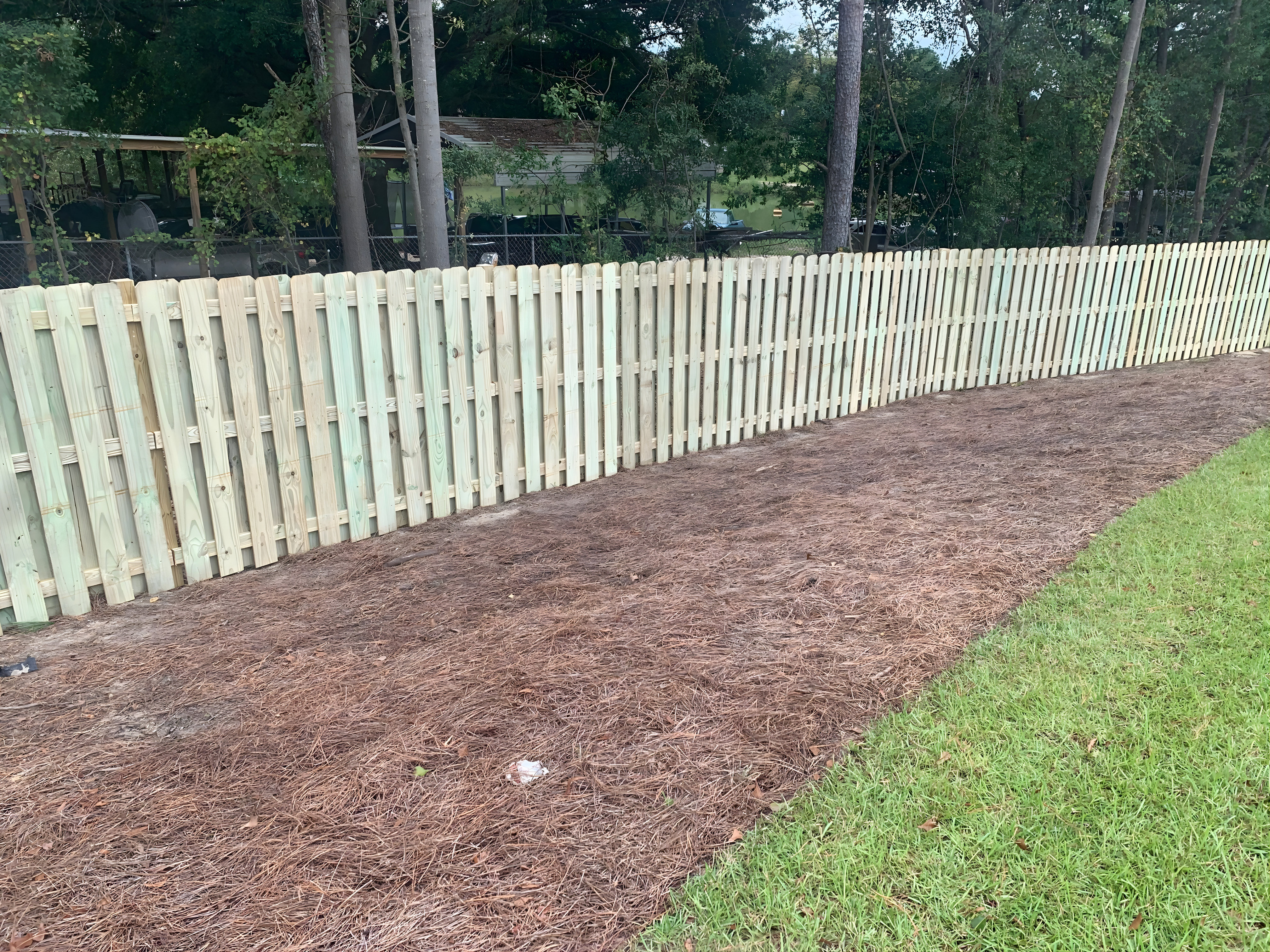 Shadowbox Fence — After